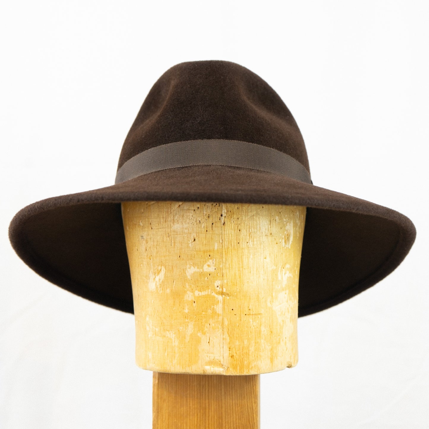Wide Brim Fedora Chocolate