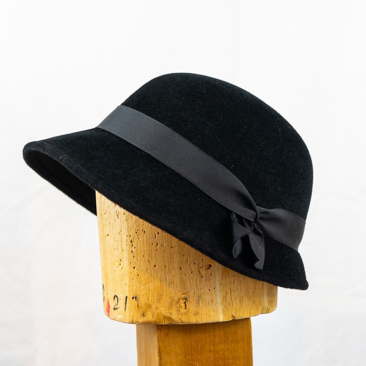 Classic Black Cloche