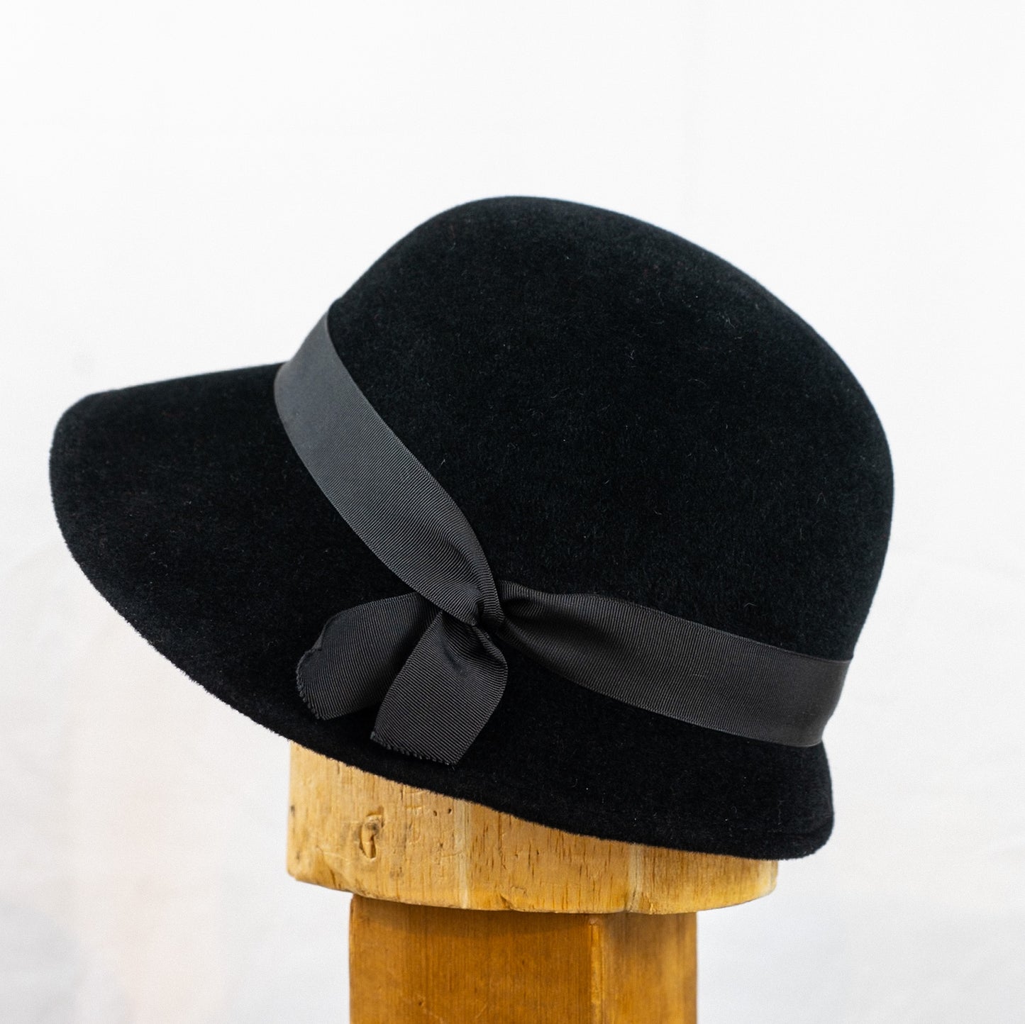 Classic Black Cloche
