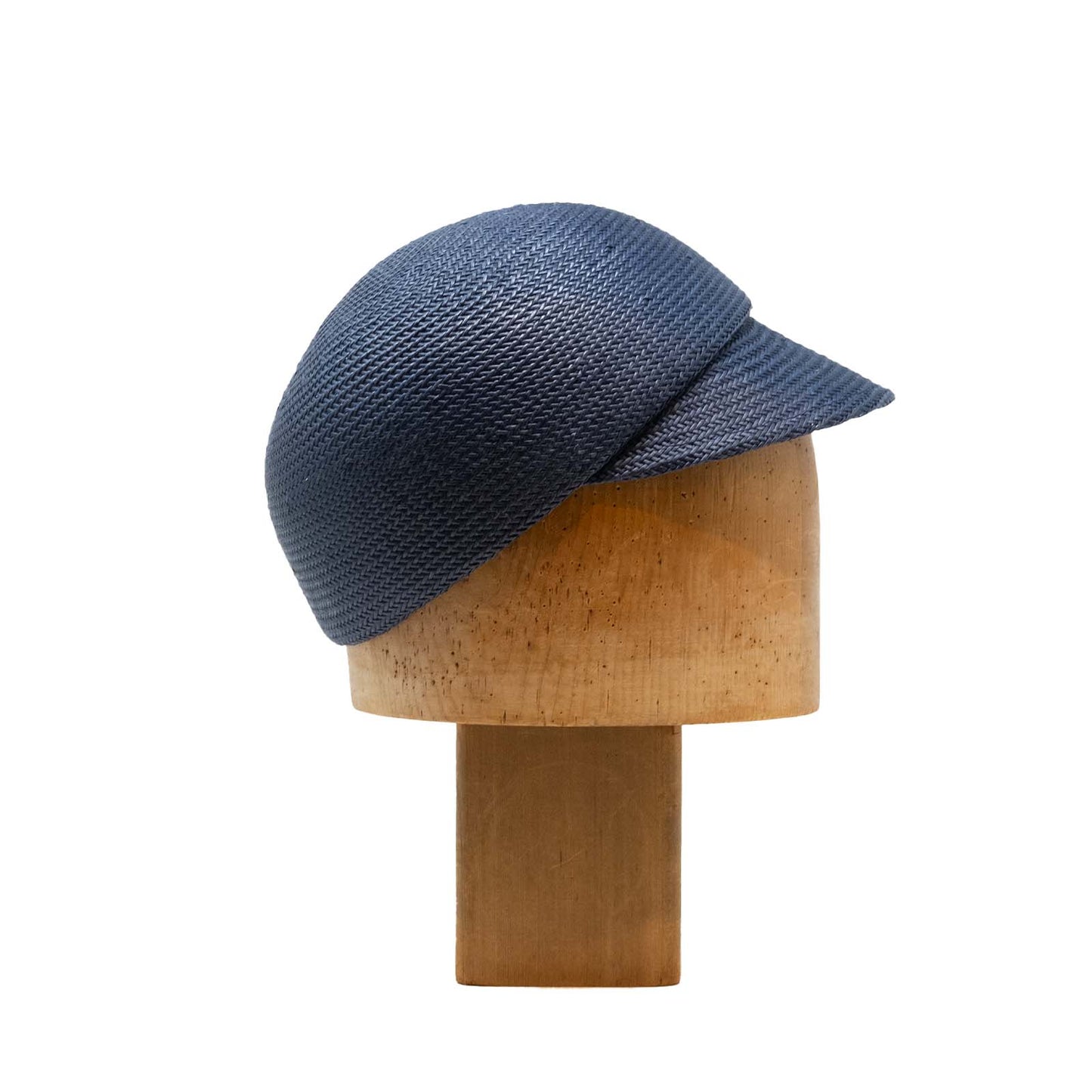 Ballcap in Blue Toyo Straw