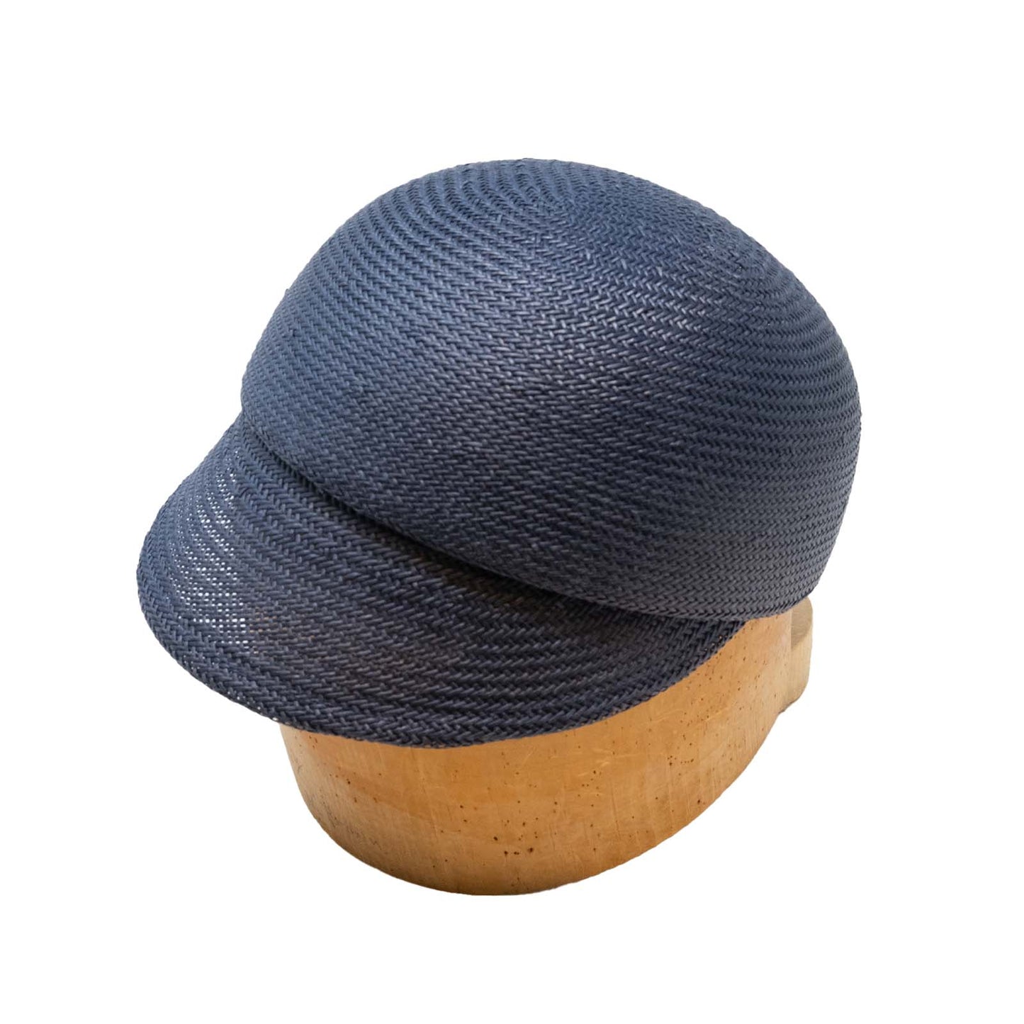 Ballcap in Blue Toyo Straw