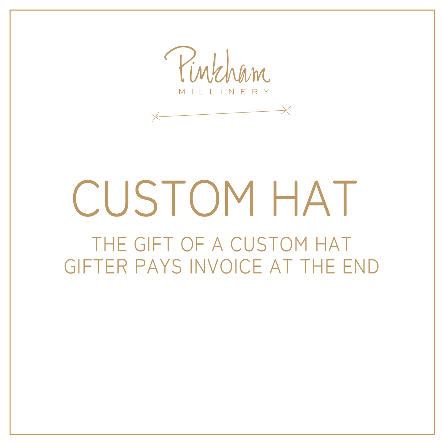 Custom Hat (deposit)