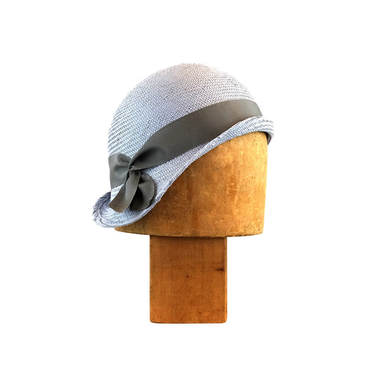Flipped brim cloche