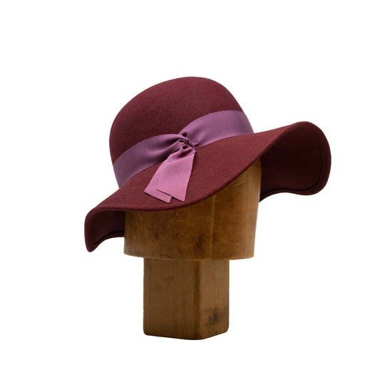 Large Drooped Brim Cloche