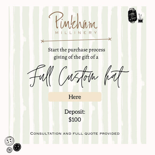 Custom Hat Deposit Gift (read description)