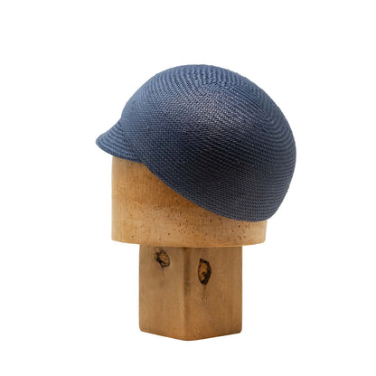 Ballcap in Blue Toyo Straw