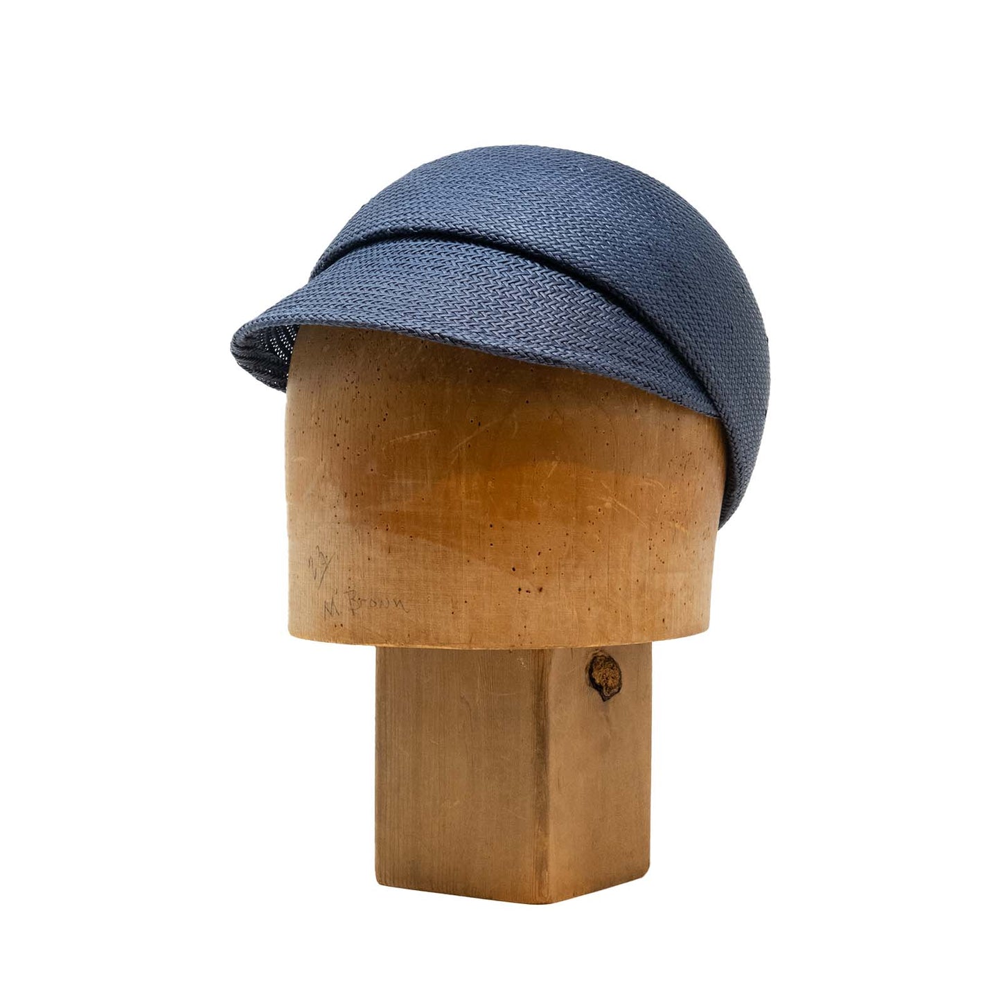 Ballcap in Blue Toyo Straw