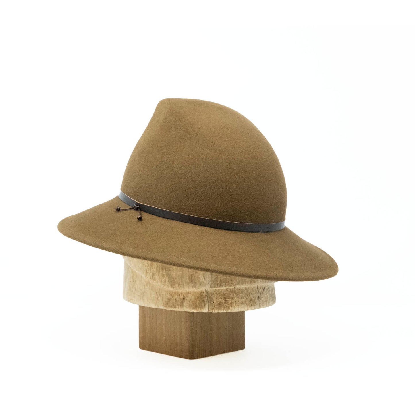 Boney Fedora in Bronze Flat Felt