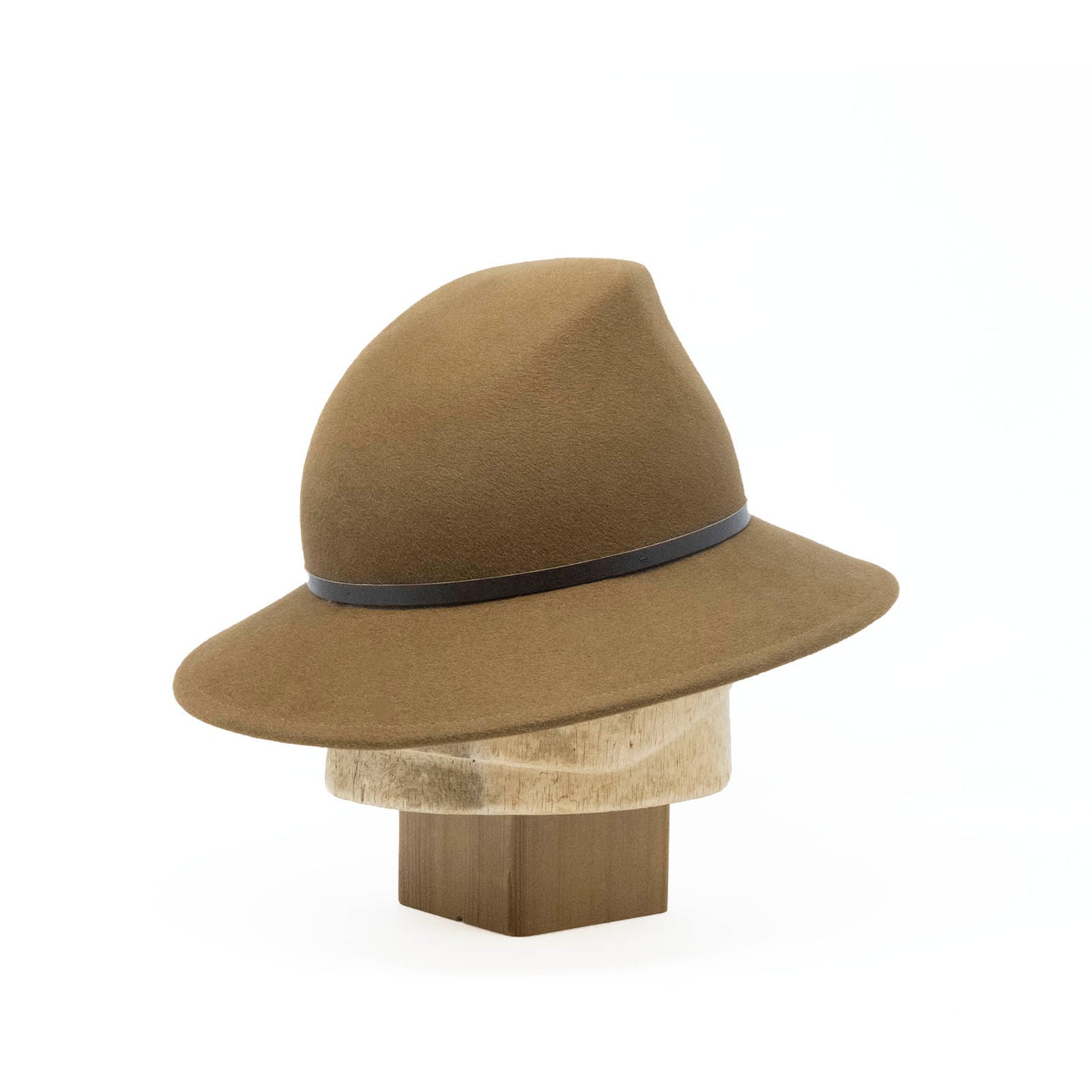 Boney Fedora in Bronze Flat Felt