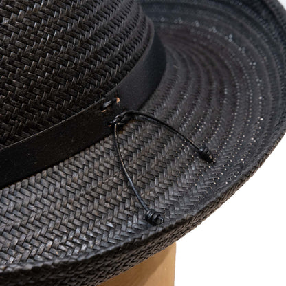 Maverick in Black Toyo Straw