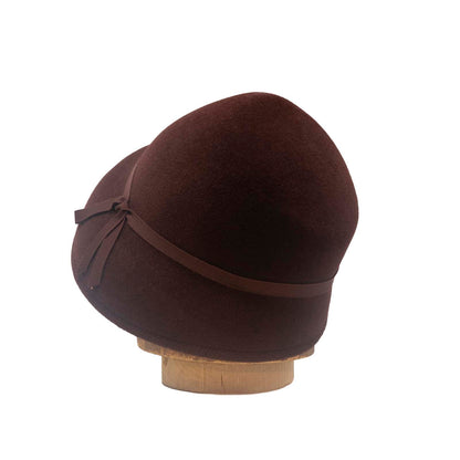Tapered bucket in velour felt