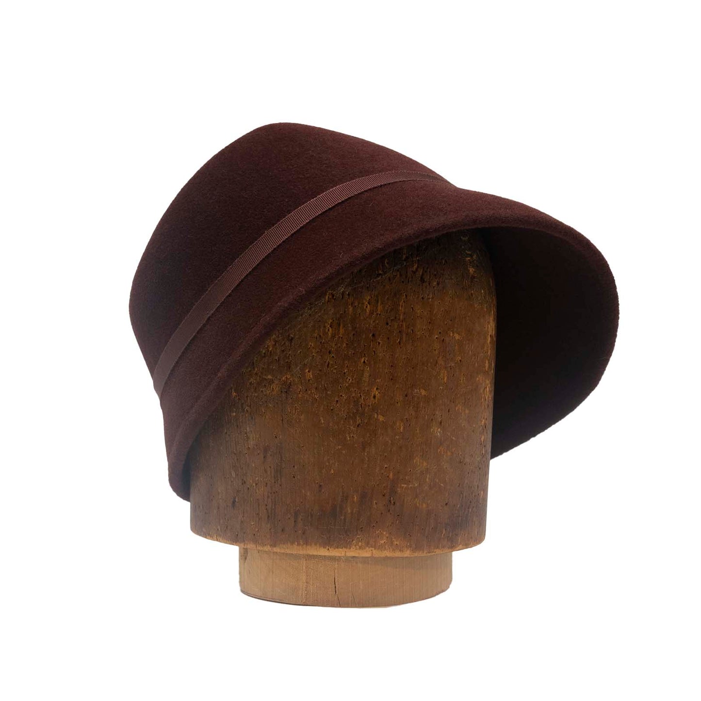 Tapered bucket in velour felt