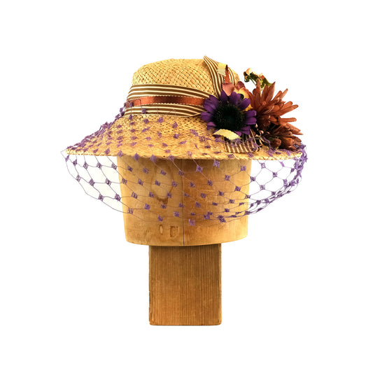 Victorian perch with vintage flowers and veil